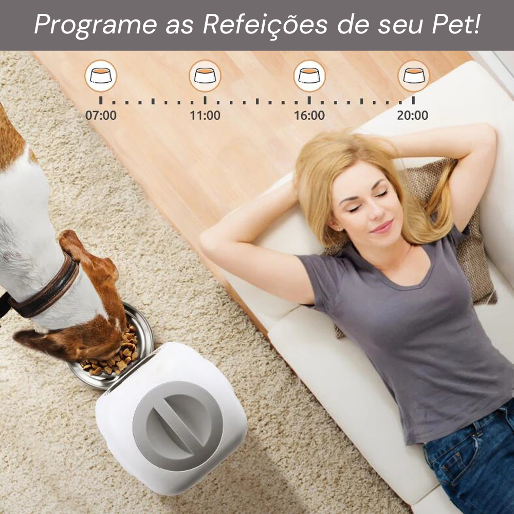 Alimentador Automático Wi-Fi Pet Connect