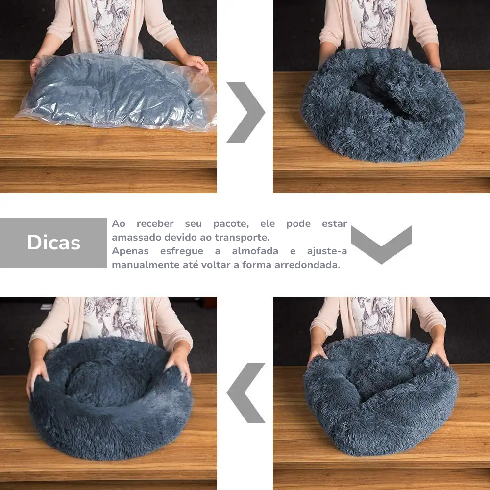 Caminha Redonda para Pets Donuts