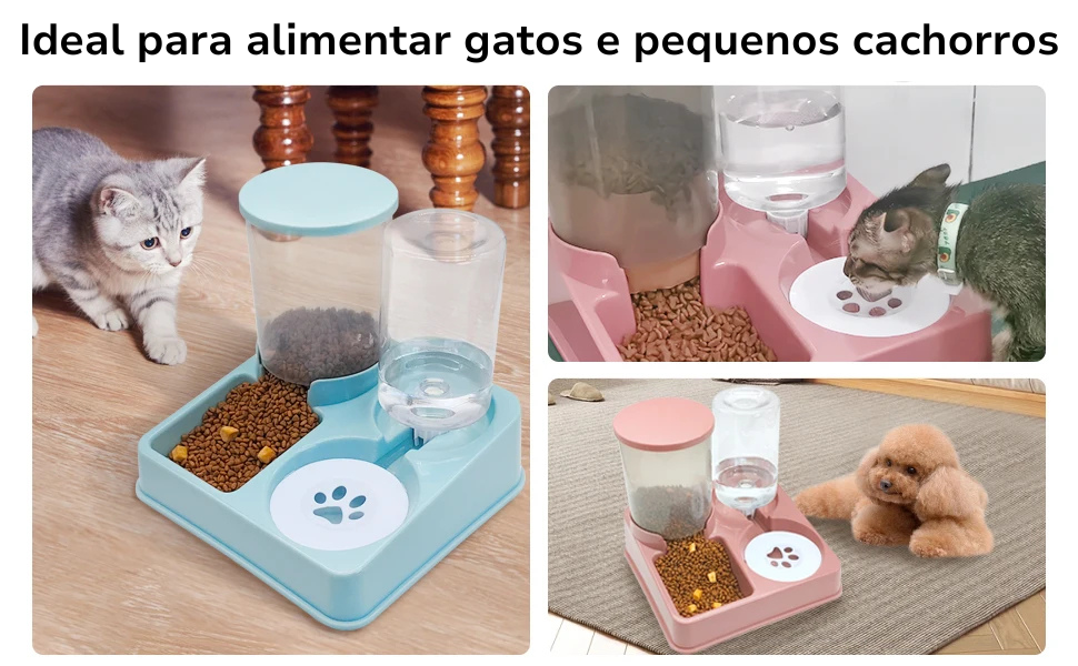 Bebedouro e Comedouro Automático Pet Fit