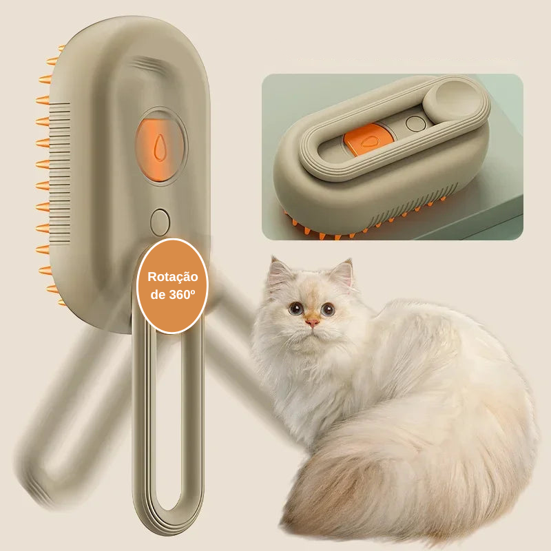 Escova Vaporizadora Pet Steam