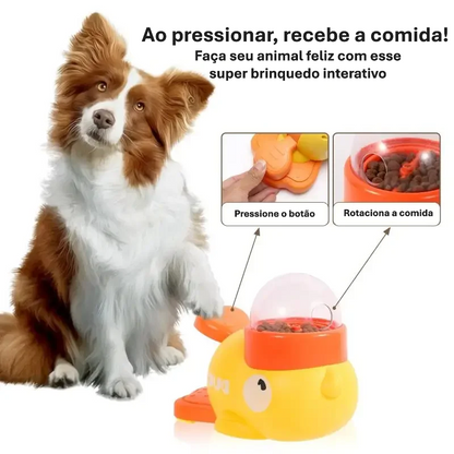 Brinquedo Interativo Dispenser de Alimentos Duck