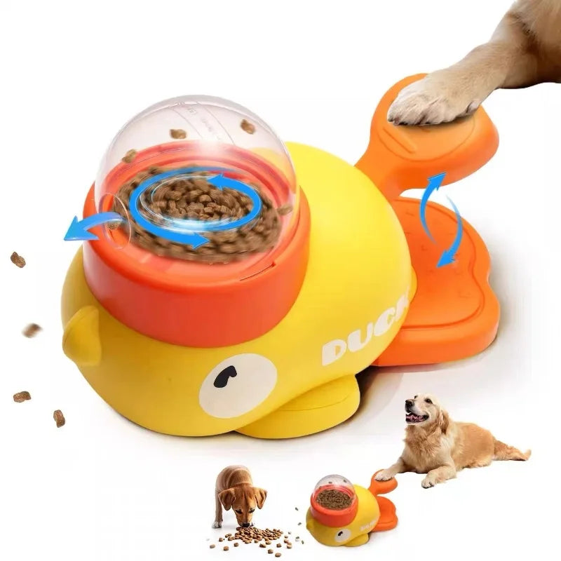 Brinquedo Interativo Dispenser de Alimentos Duck