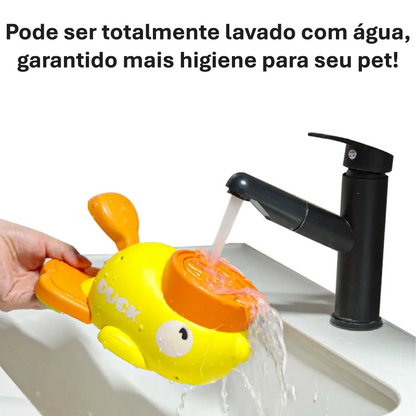 Brinquedo Interativo Dispenser de Alimentos Duck
