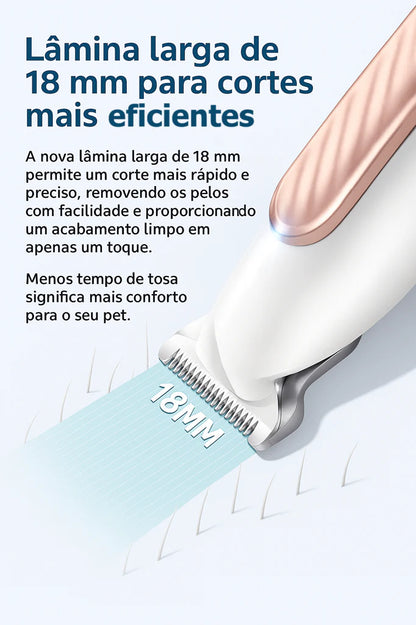 Aparador de Pelos com LED Pet Paw