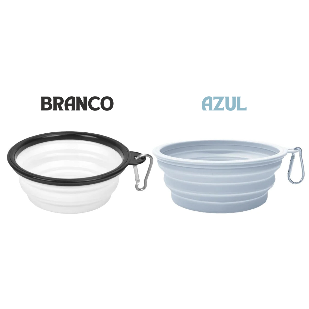 Tigela Dobrável em Silicone Austin (2 peças)