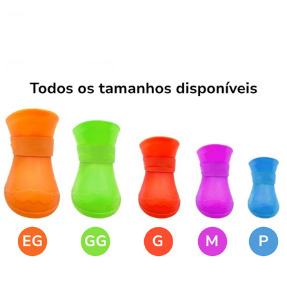 Botinhas de Borracha à Prova D'água Rubber