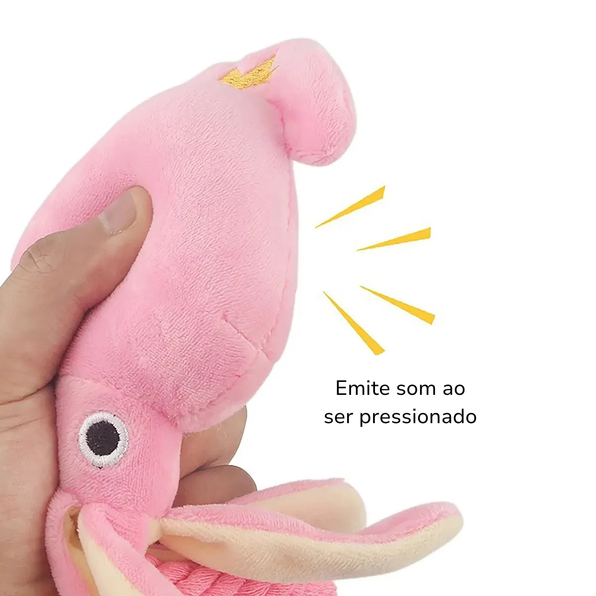Brinquedo Mordedor Interativo Pet Octopus
