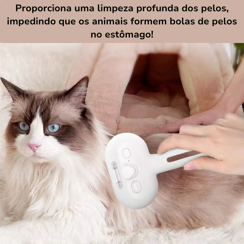 Escova Removedora de Pelos Acqua Spray