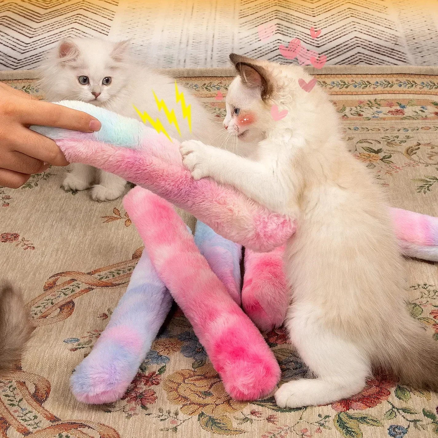 Brinquedo Interativo para Gatos Happy Pillow