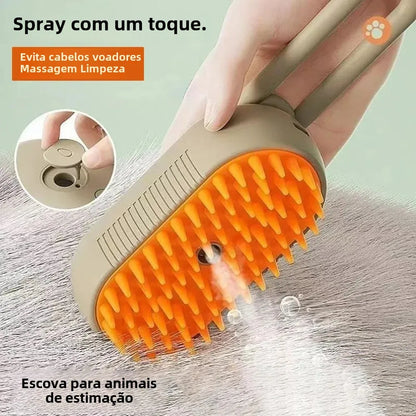 Escova Vaporizadora Pet Steam
