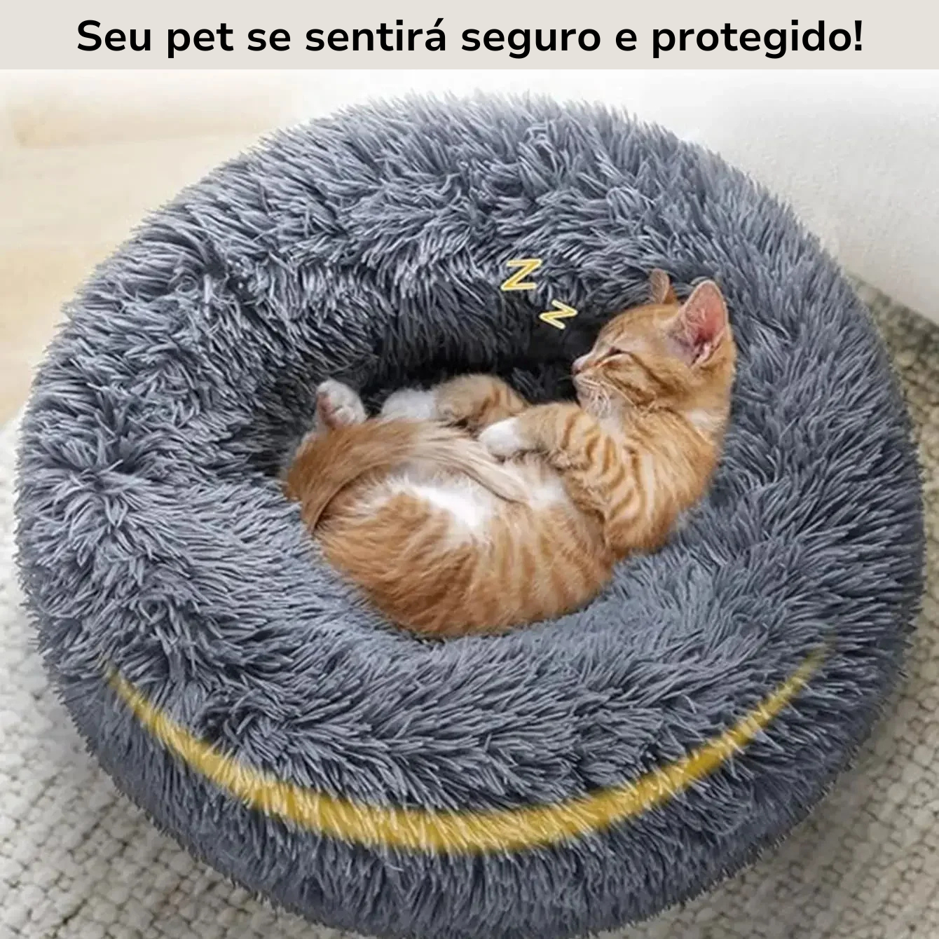 Caminha Redonda para Pets Donuts